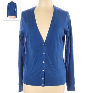 Banana Republic Factory blue cardigan preppy